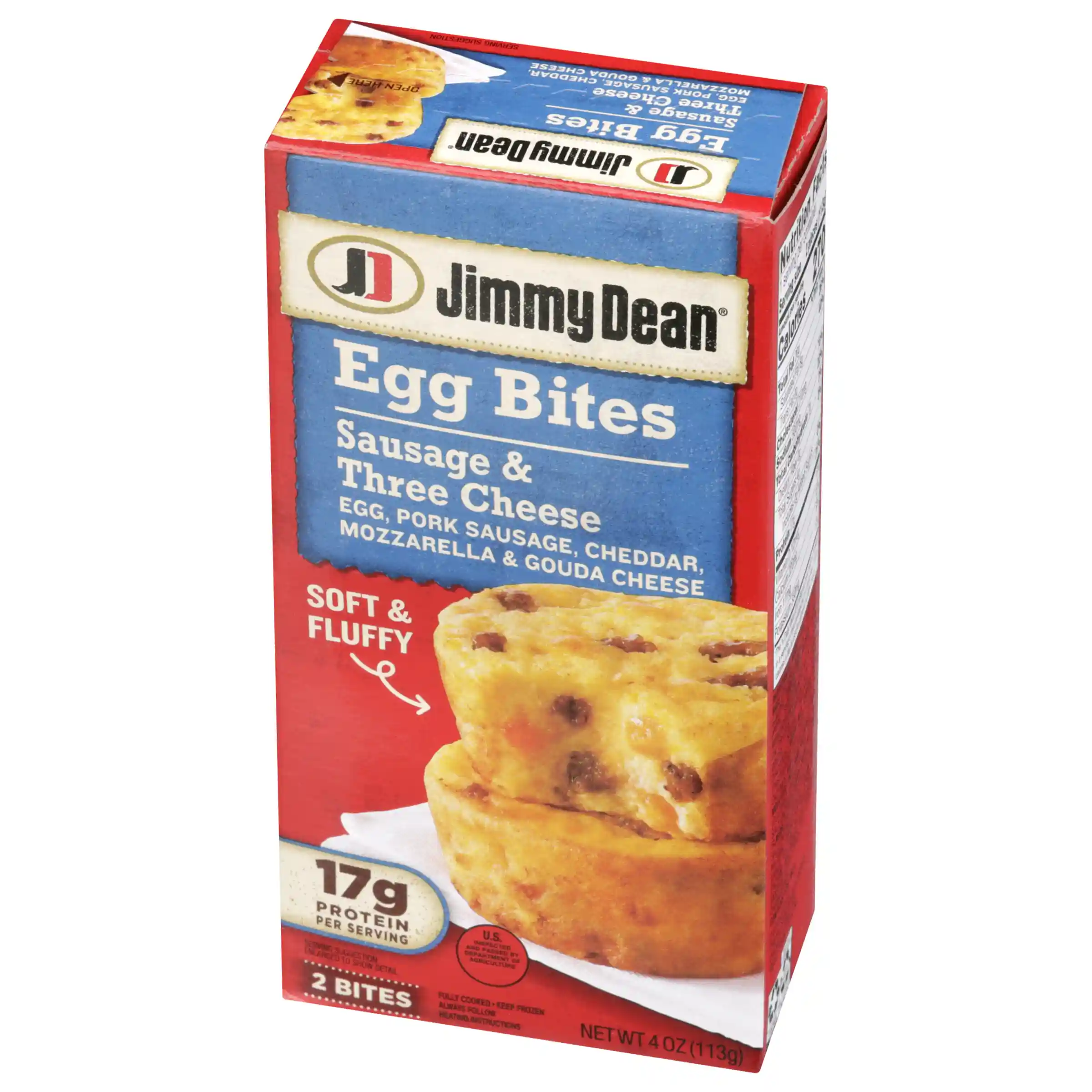 Jimmy Dean Egg Bites, Sausage, Frozen Breakfast, 4 oz_image_3