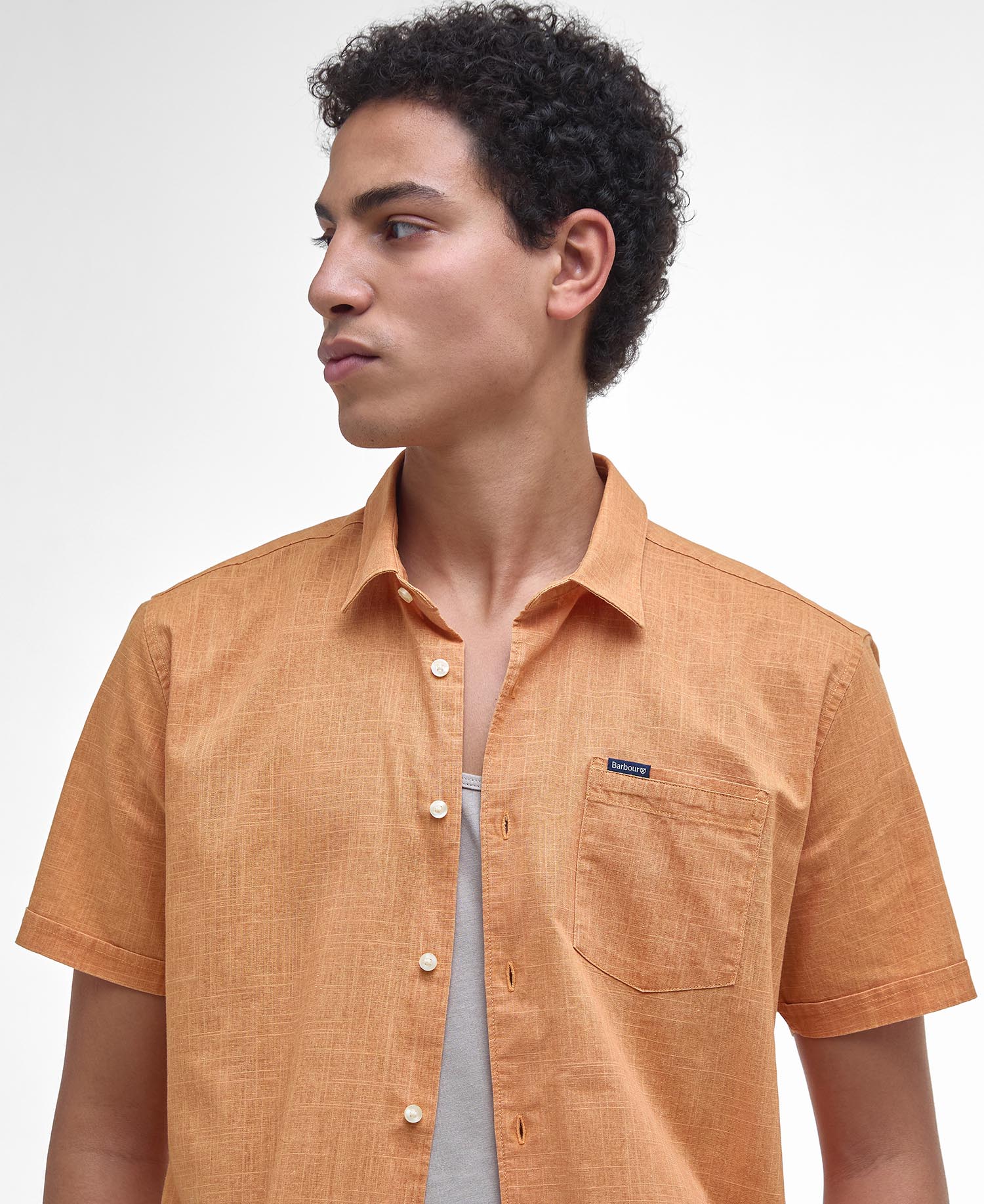 Hemd Pigment Dye Slub Short-Sleeved image number 3