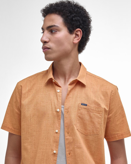 Hemd Pigment Dye Slub Short-Sleeved