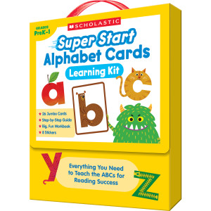 Super Start Alphabet Cards Learning Kit, Grades PK-1, Everything You Need to Teach the ABCs for Reading Success