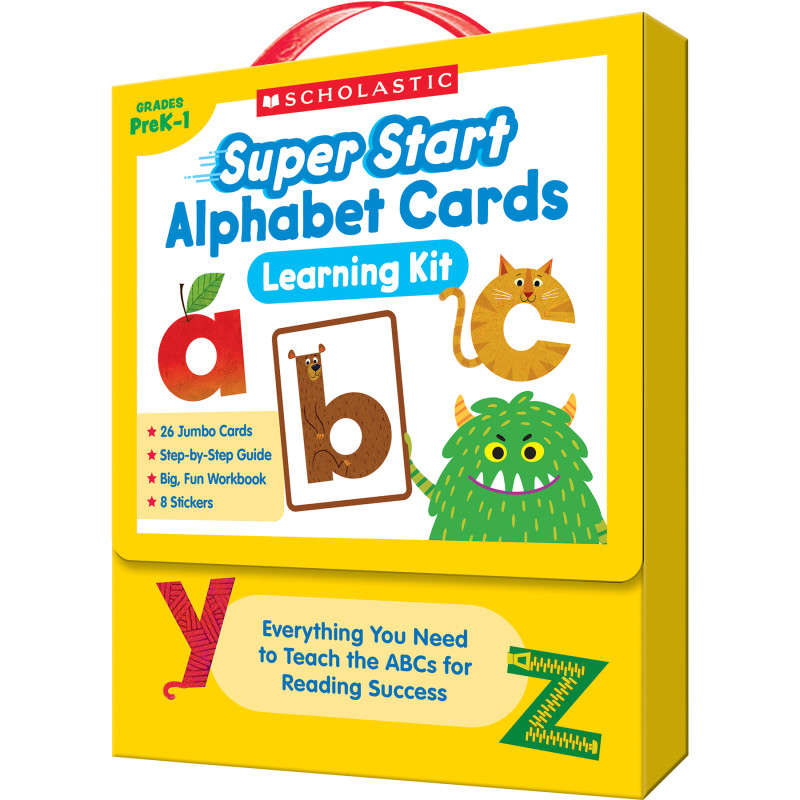 Super Start Alphabet Cards Learning Kit, Grades PK-1, Everything You Need to Teach the ABCs for Reading Success