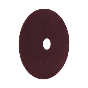 Boardwalk,  Deep Scrub Round Floor Pad, 16", Maroon