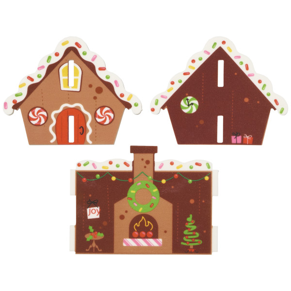 Gingerbread House Gum Paste Layon