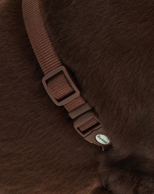 Tartan Dog Harness Taupe-Pink Tartan