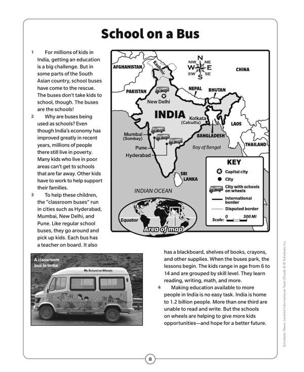 Scholastic News Leveled Informational Texts, Grade 4
