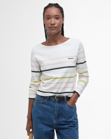 T-shirt a maniche lunghe Hawkins con motivo a righe 