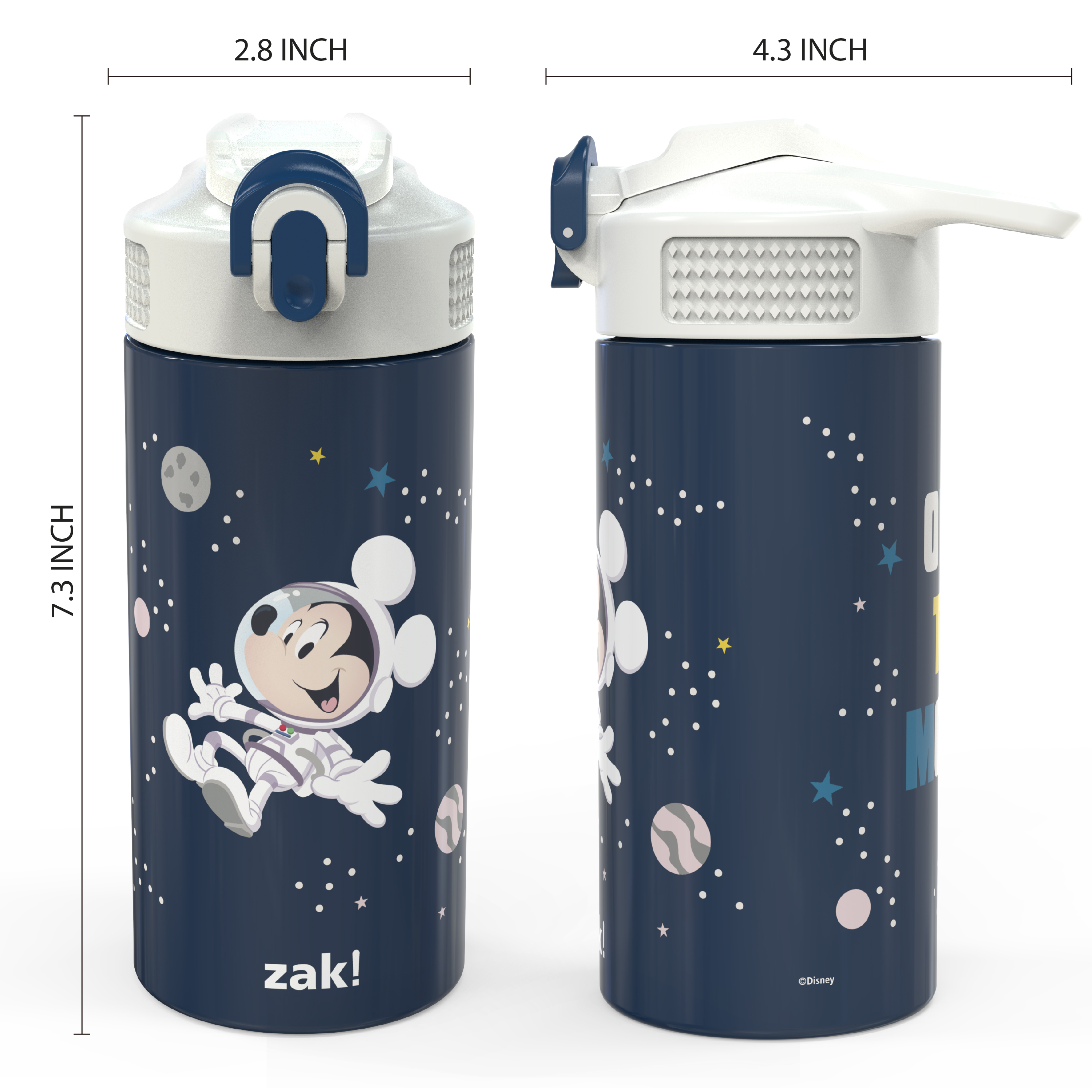 Disney 14 ounce Stainless Steel Vacuum Insulated Water Bottle, Mickey Mouse slideshow image 7 Disney 14 ounce Stainless Steel Vacuum Insulated Water Bottle, Mickey Mouse slideshow image 7