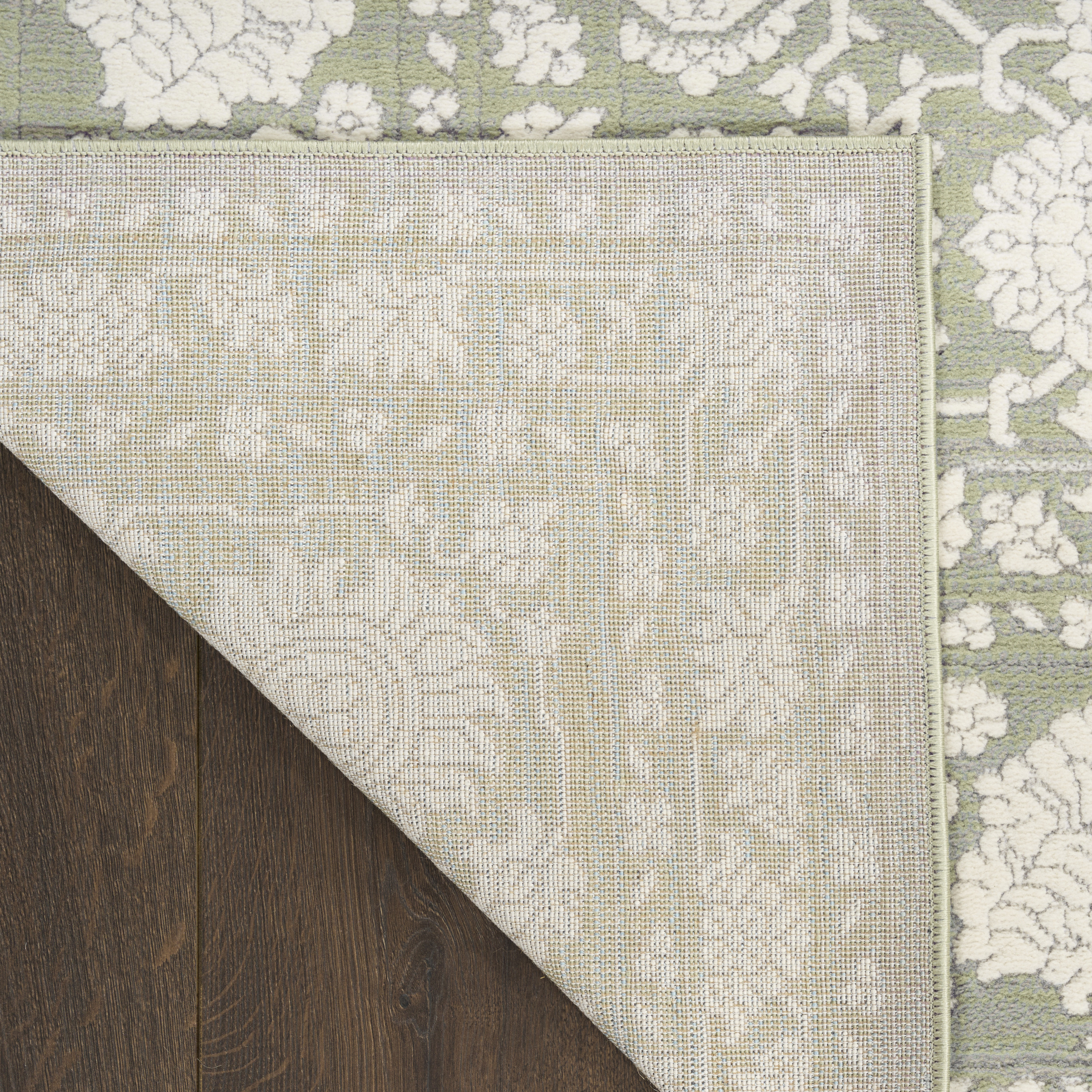 Nourison Grace 5'3" x 7'3" Sage Vintage Indoor Rug
