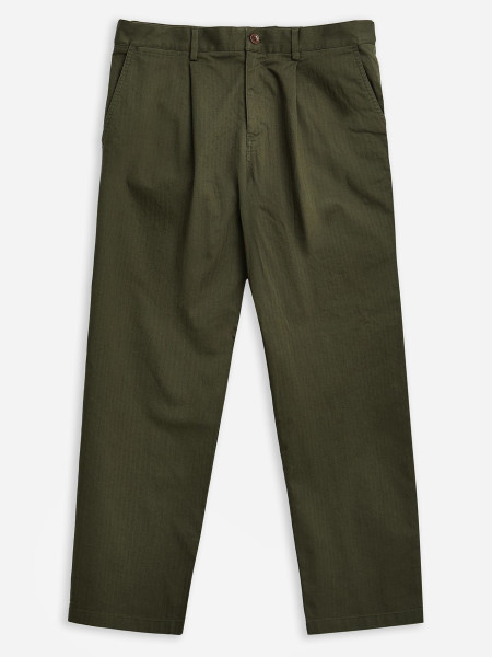 Herringbone Cotton Trousers Herringbone Cotton Trousers