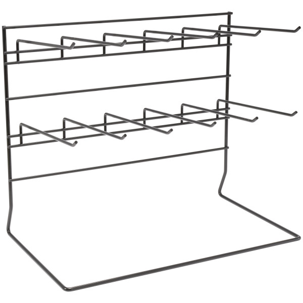 Black Counter with 12 Hooks Candle Rack