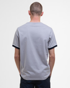 Deep Cuff Evan Tipped T-Shirt Pale Slate
