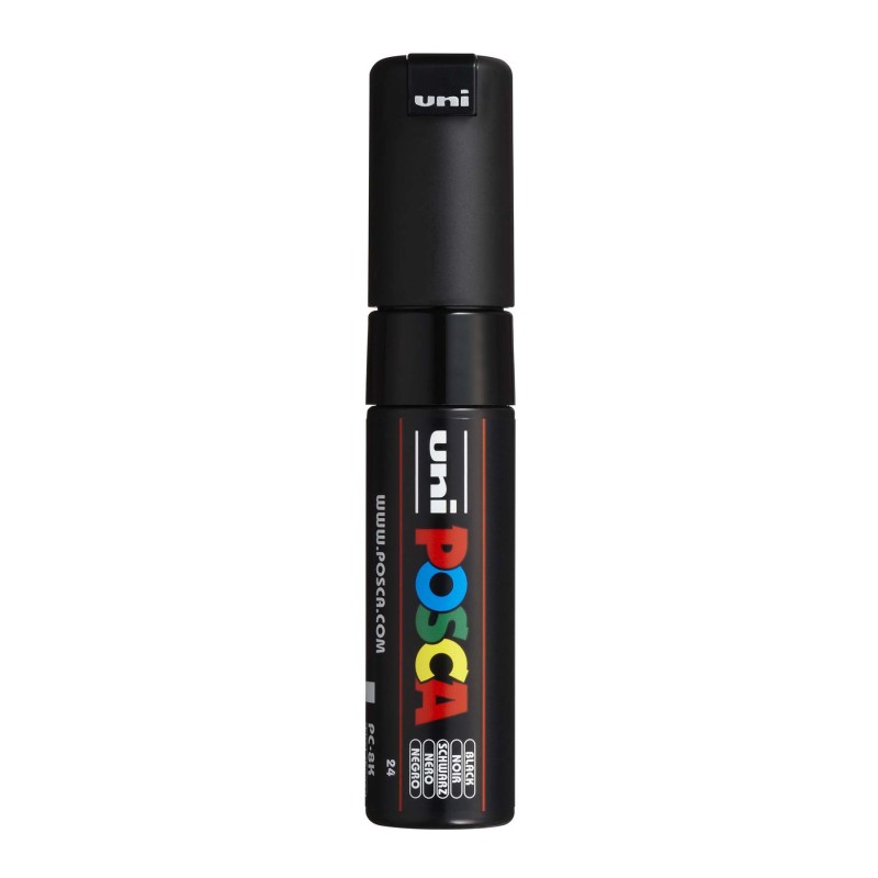 PC-8K Paint Markers, Broad Chisel Tip (8 mm), Black