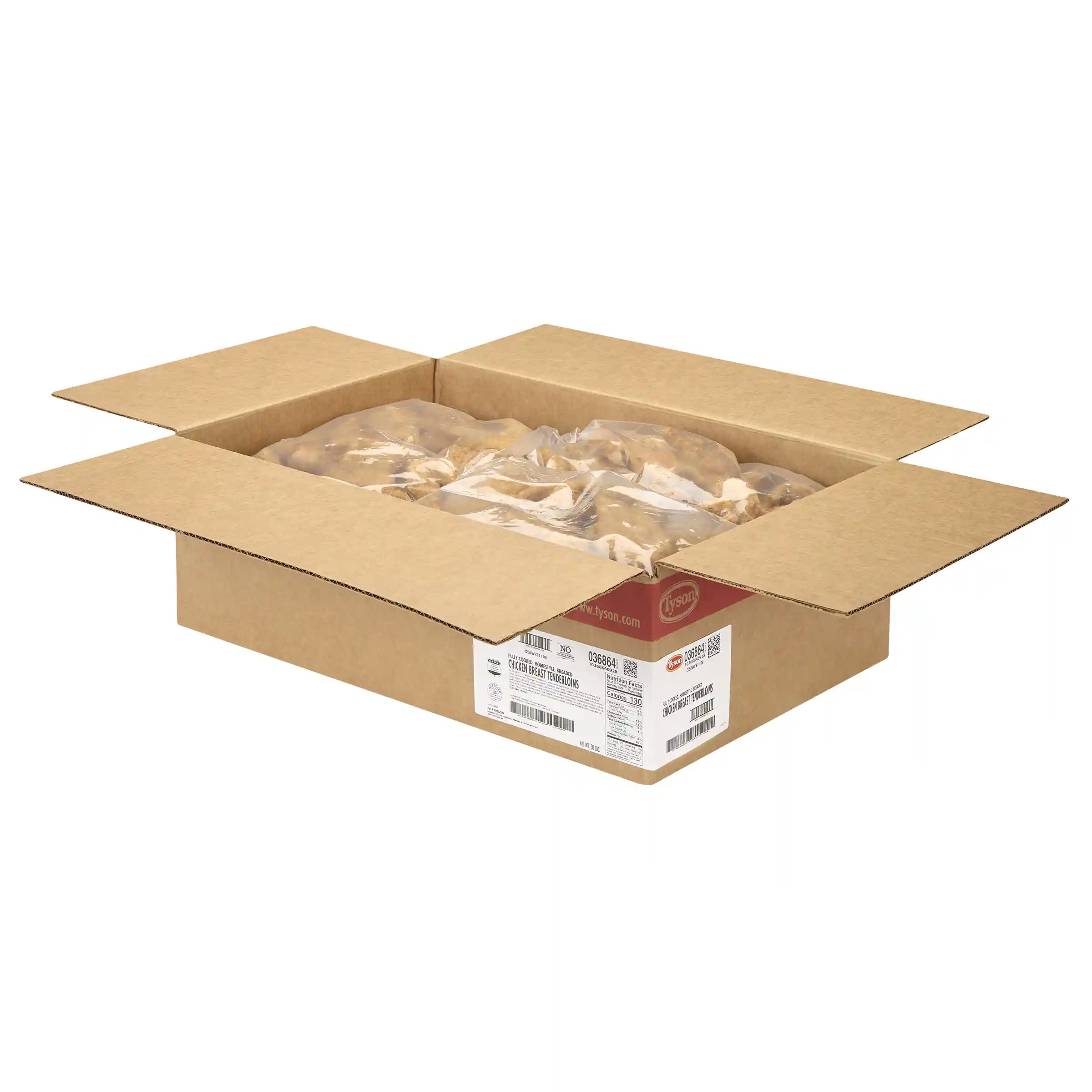 Tyson® Fully Cooked Whole Grain Breaded Homestyle Chicken Tenderloins _image_4