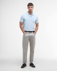 Sports Short-Sleeved Polo Shirt Bleached Blue