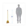 Boardwalk, 8.69in, Angled-Head Lobby Broom, Corn Bristles, Yellow