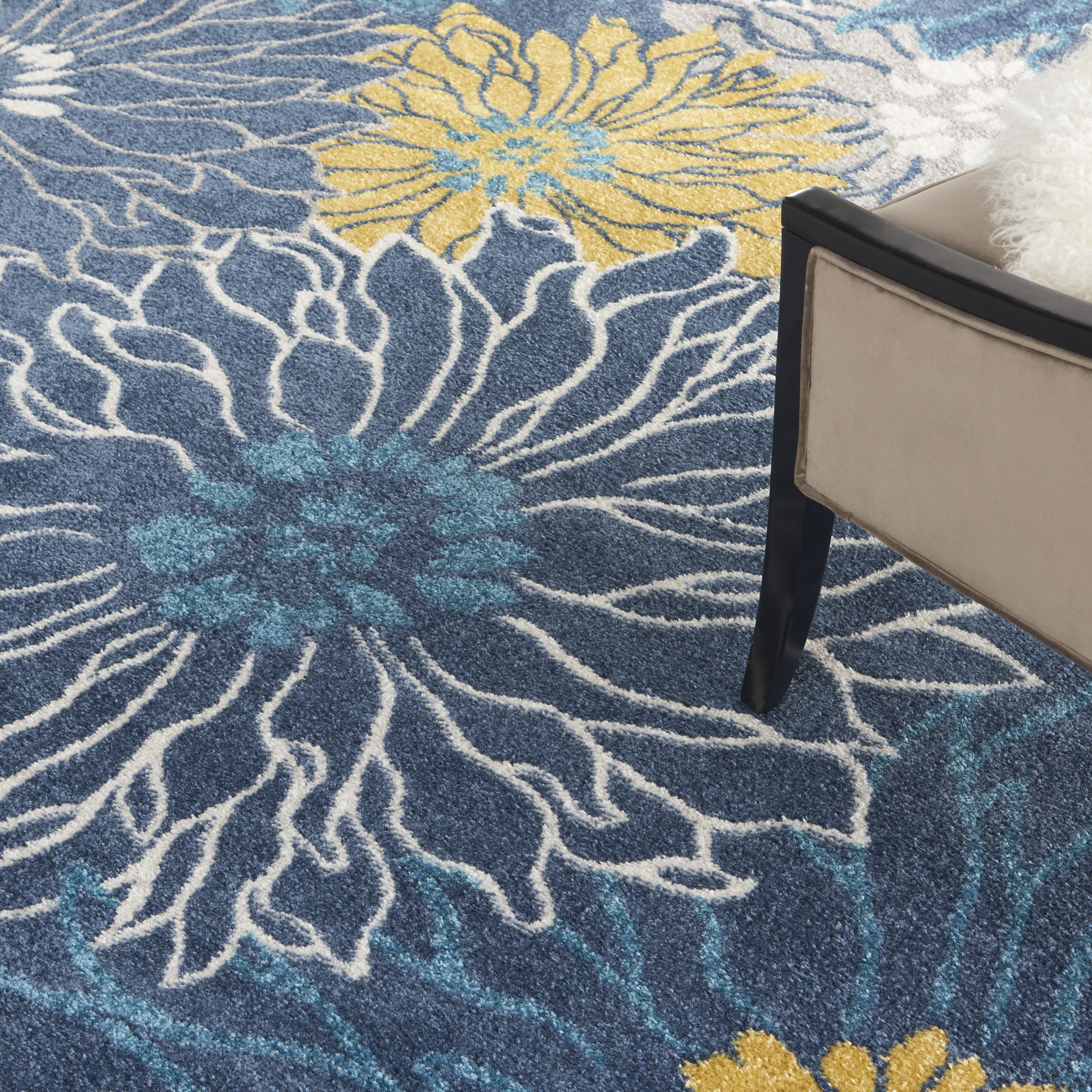 Nourison Passion 8' x 10' Blue Contemporary Indoor Rug