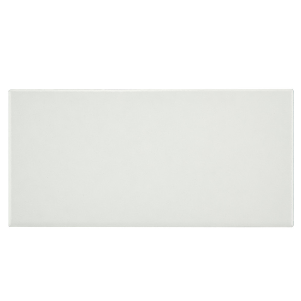 Piscina Matte White with BioTech 9-5/8 in. x 19-1/2 in. Porcelain Floor and Wall Tile
