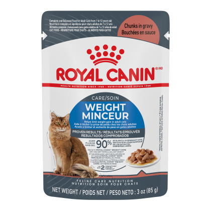 Royal Canin Feline Care Nutrition Weight Care Chunks in Gravy Pouch Cat Food