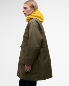 Barbour x Kaptain Sunshine Oversized Bedale Casual Field Coat Khaki Brown