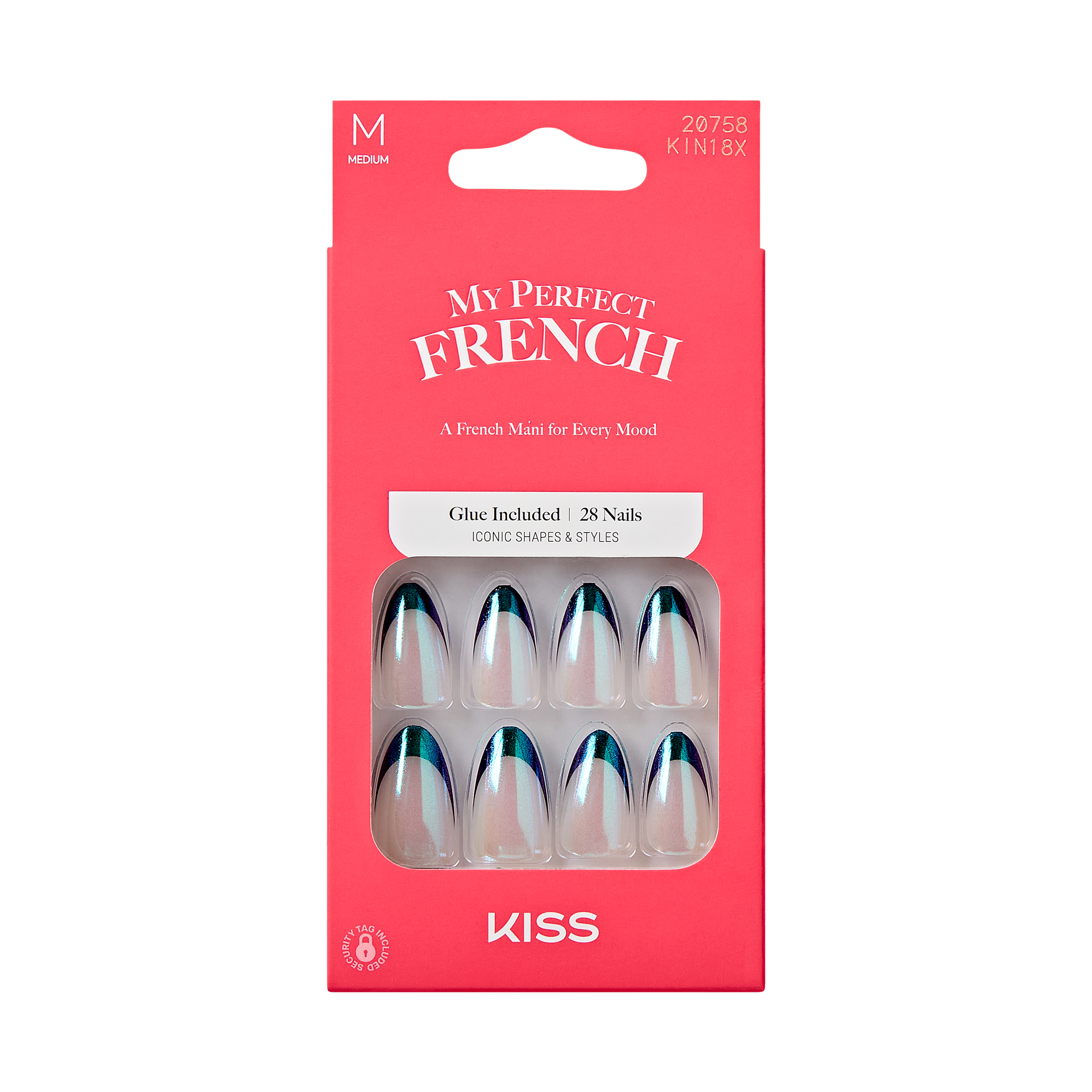 KISS My Perfect French Press On Glue Nails  In My Pocket