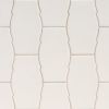 Robert Am Stern Snow 3×6 Ovolo Decorative Tile Matte