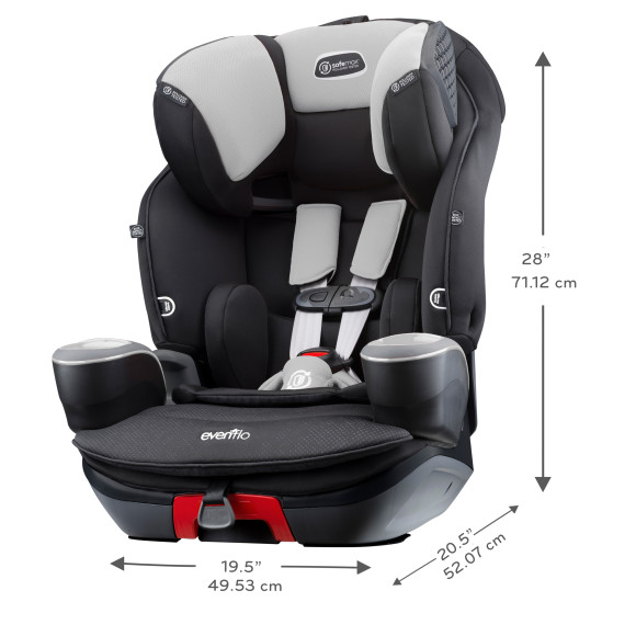 SafeMax 3-In-1 Booster Car Seat Support Specifications