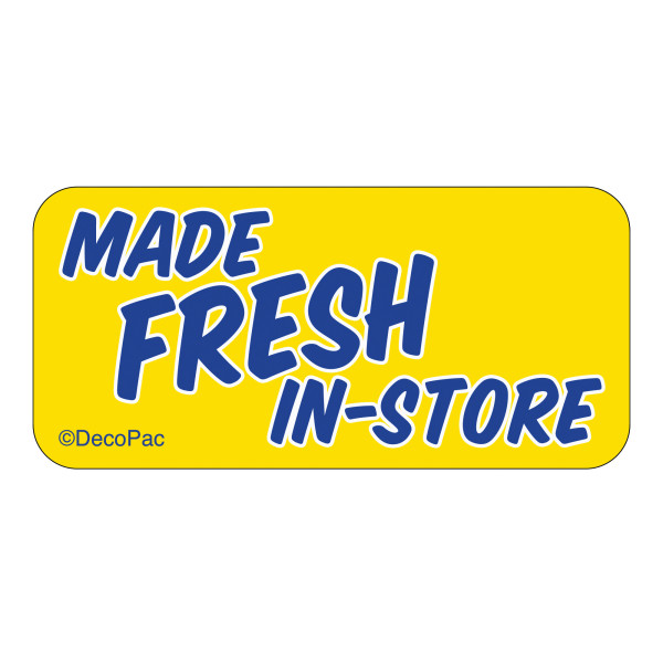 Made Fresh In-Store Label PhotoCake® Edible Image® Merchandising Label