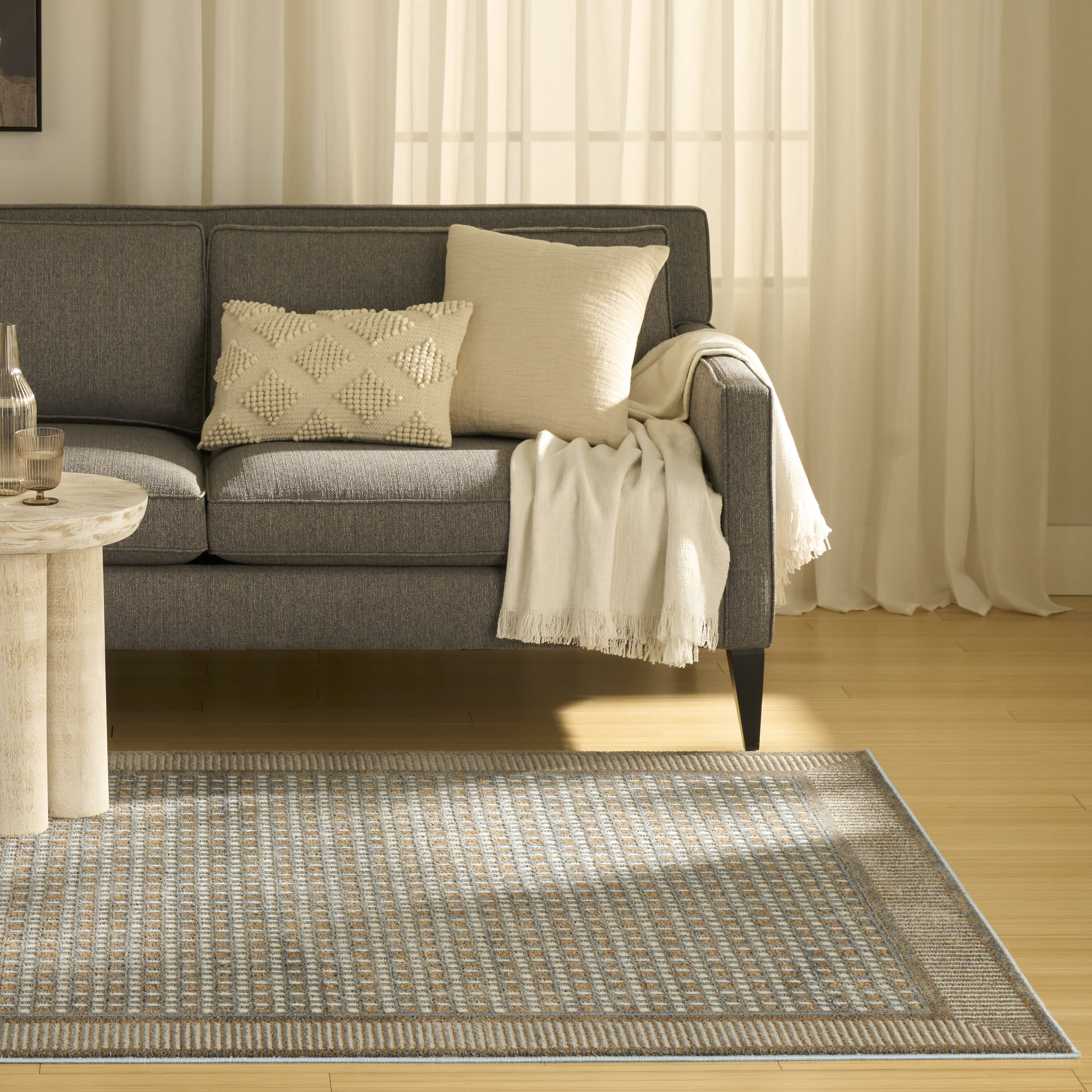 Nourison Nordic 5' x 7' Multicolor Modern Indoor Rug