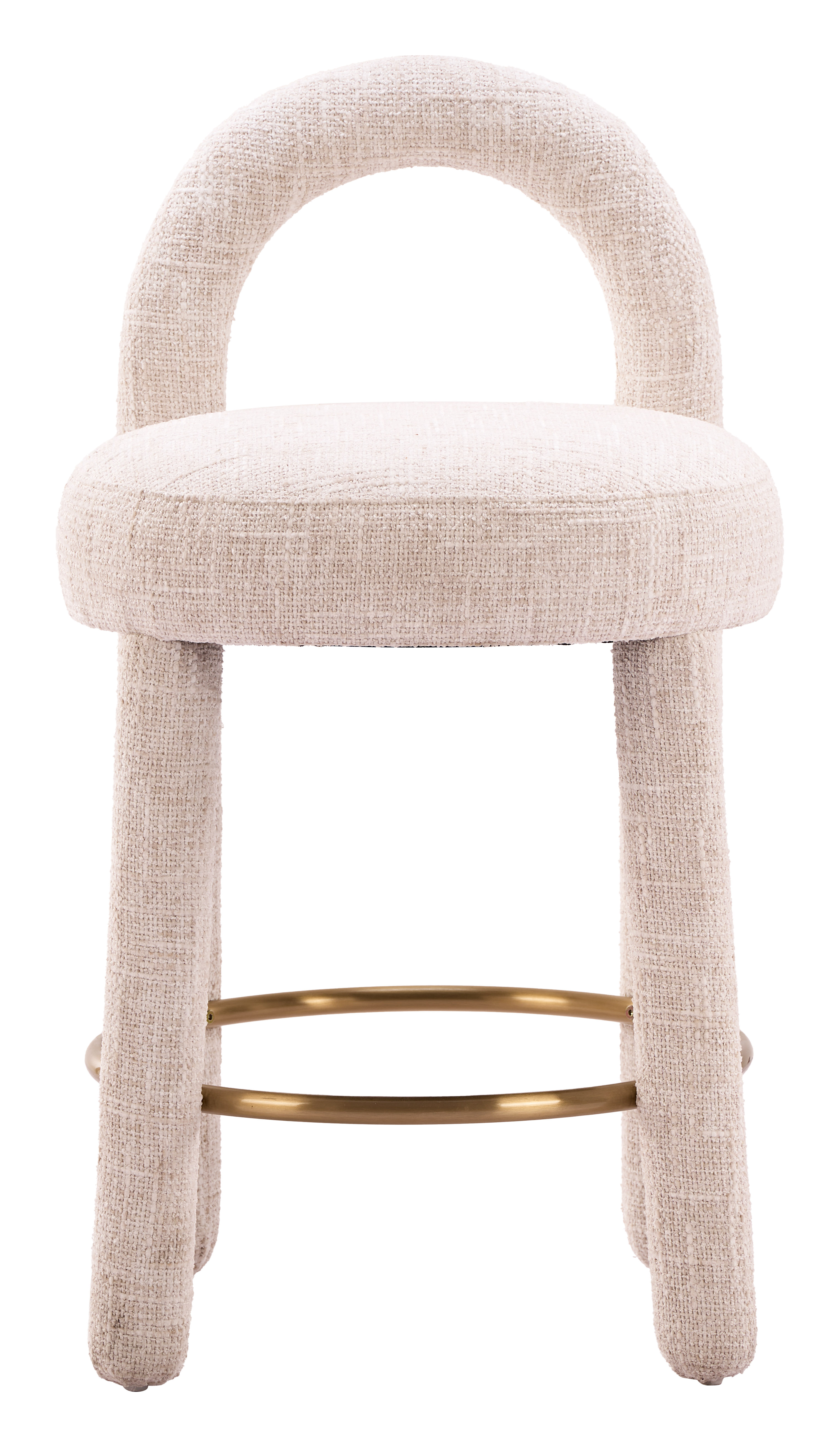 Curco Counter Stool (Set of 2) Beige product image
