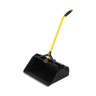 Rubbermaid Commercial, Maximizer™ Heavy Duty, Black, 18", Dust Pan with Long Handle