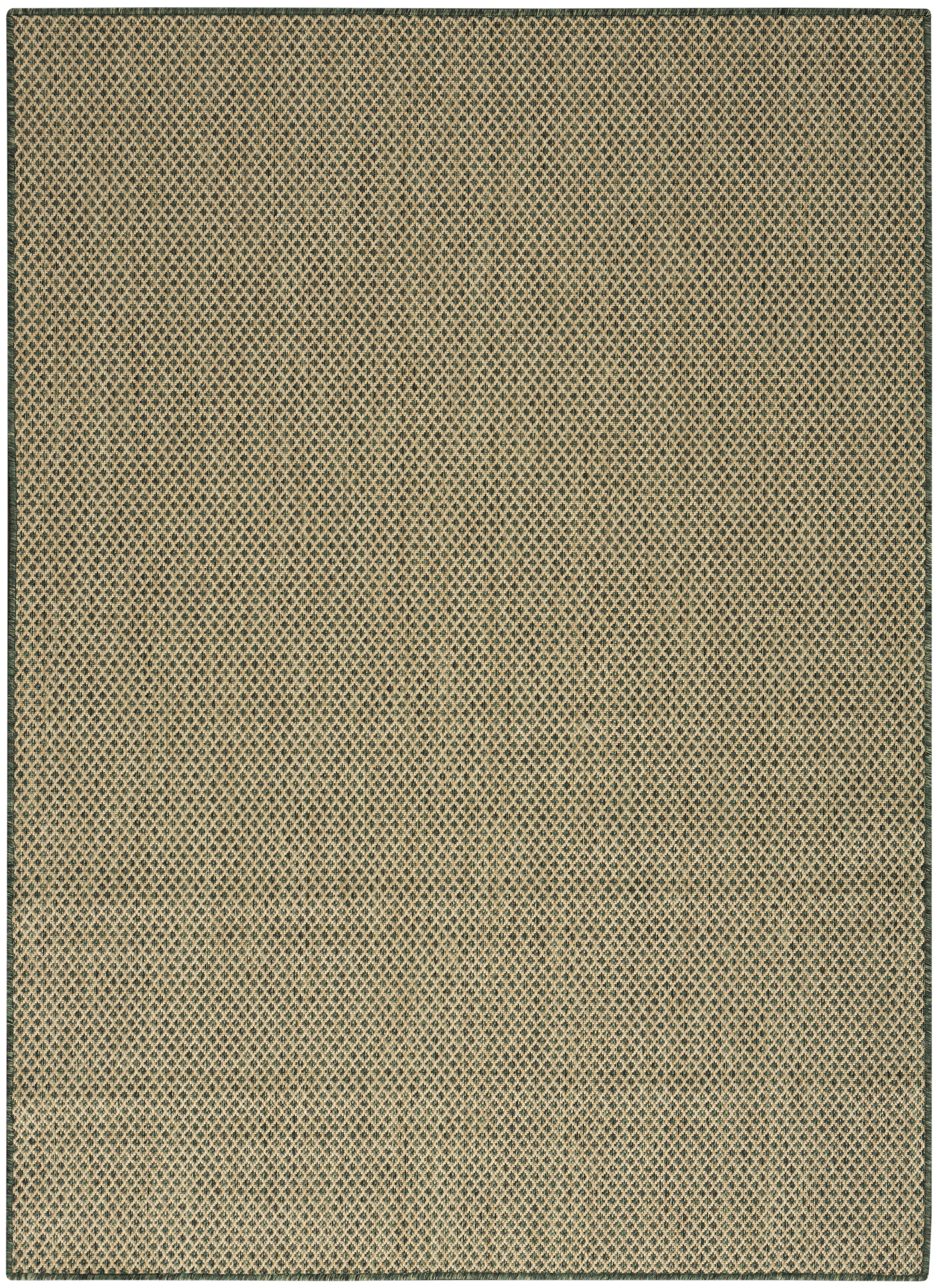 Nourison Courtyard 5' x 7' Green Modern Rug