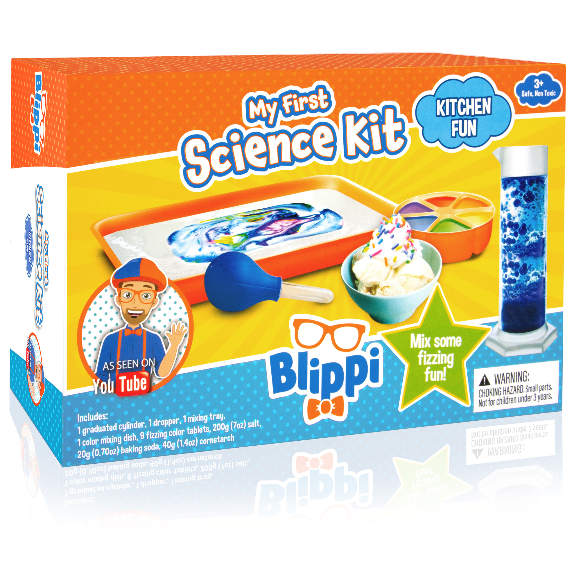 Blippi Blippi My First Science Kit: Kitchen Science Lab - 4 Kitchen Science Experiments