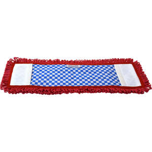 Hillyard, Trident, Premium Looped Microfiber Mesh Pocket Mop, 18"W, Red