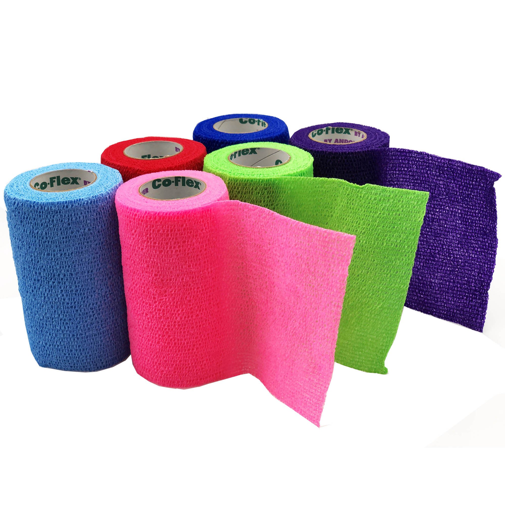CoFlex® Self-adherent Closure Cohesive Bandage, 4 Inch x 5 Yard