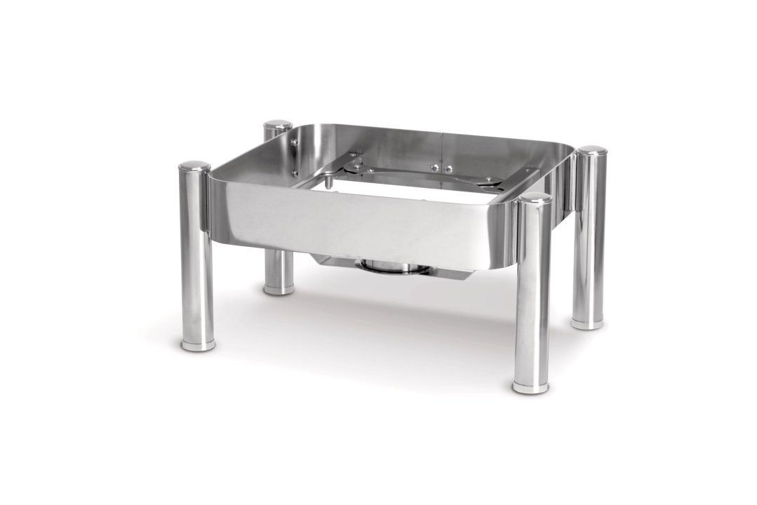 Stand chafing dish cuadrado.