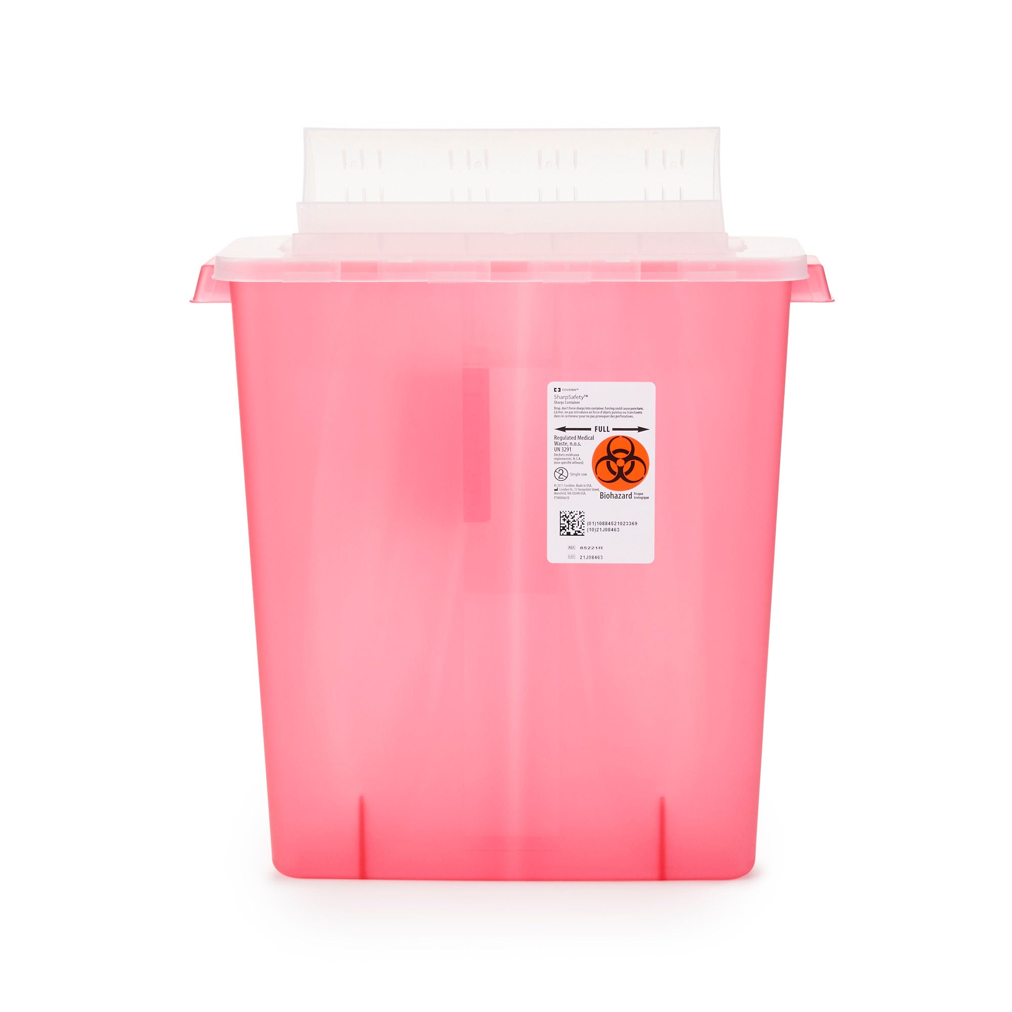 In-Room™ Multi-purpose Sharps Container, 3 Gallon, 13.75 x 16.25 x 6 Inch