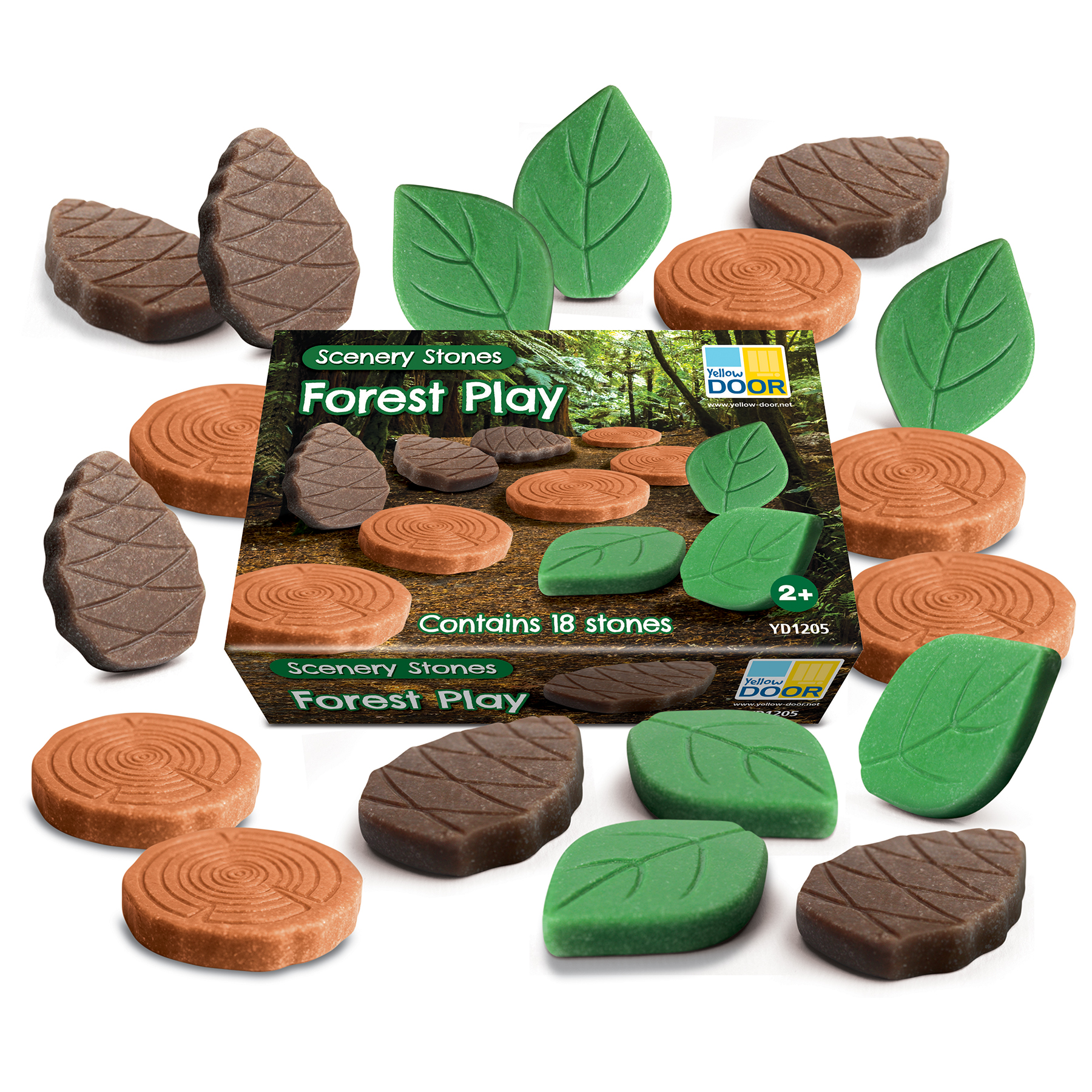 Yellow Door Scenery Stones – Forest Play, Set of 18 image number null