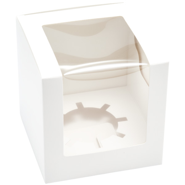 Square Window Single Treat Cake Box