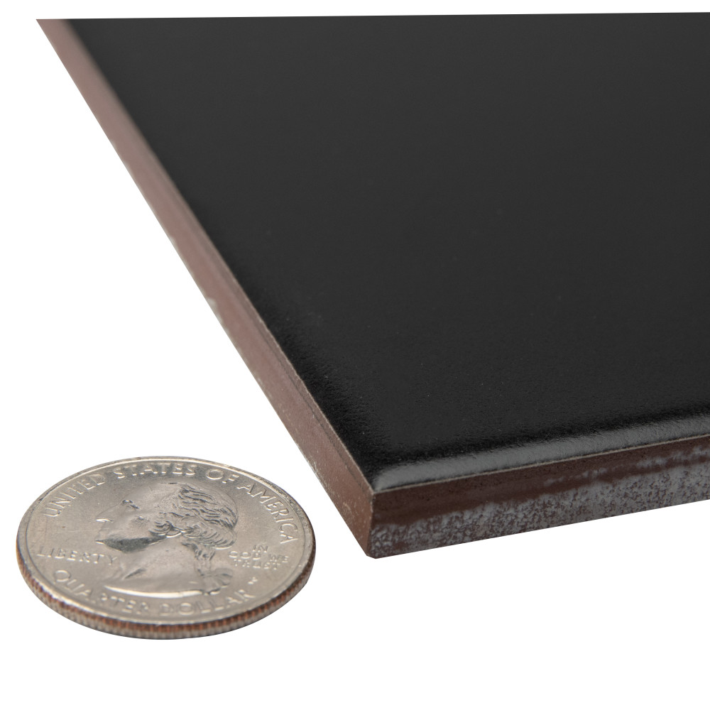 Monocolor Special Nero 7-7/8 in. x 7-7/8 in. Ceramic Floor and Wall Tile