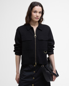 Alma Knitted Jacket Black Sand