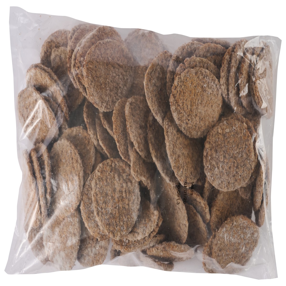 FAST N' EASY(r) Turkey Sausage, Patty, Cooked, 107/1.5 oz, 10 lb . C1CB - Front Center Inner Pack (Hi Res)