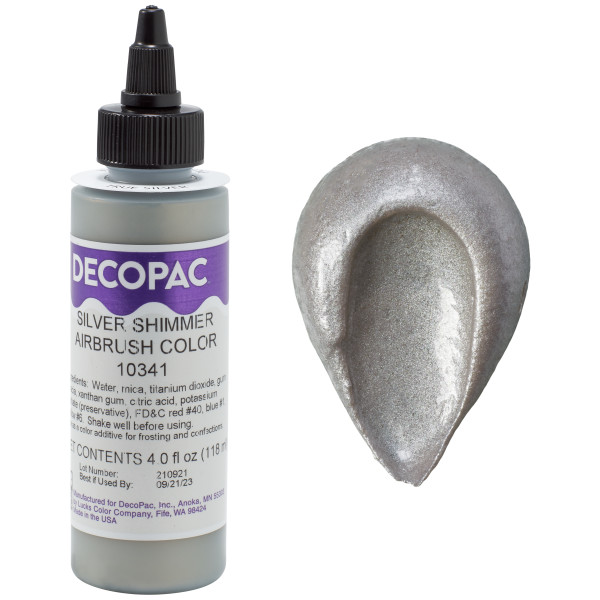 True Silver Shimmer Premium Airbrush Color