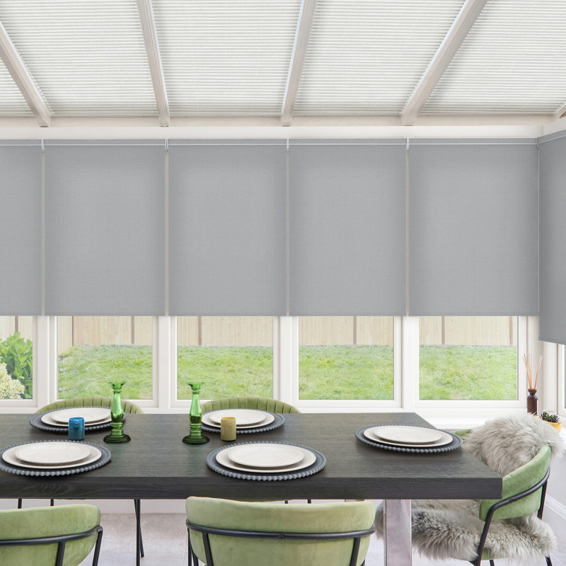 Stratford Grey Roller Blind