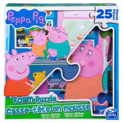 Peppa Pig 25-Piece Foam Puzzle