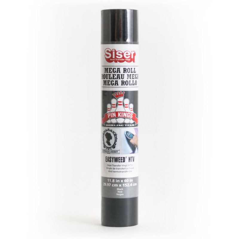 Easyweed HTV Heat Transfer Vinyl, 60", Black