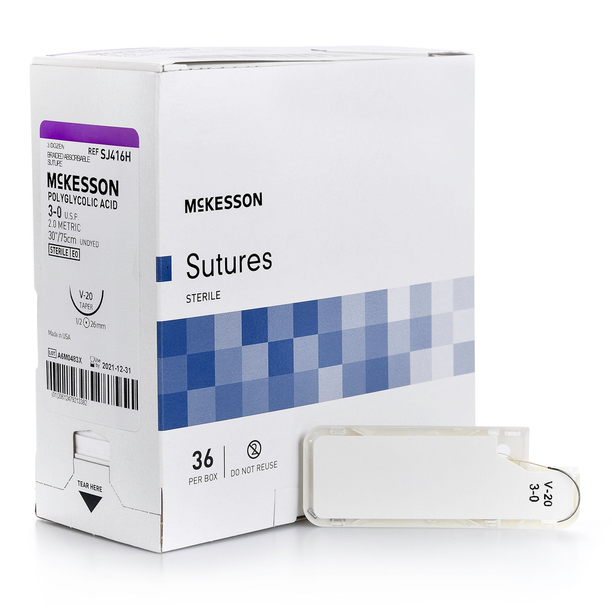 McKesson Suture with V-20 Needle