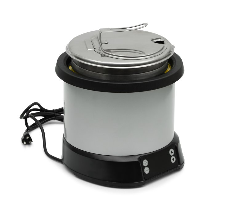 7-quart 120-volt Mirage® countertop induction rethermalizer in natural finish