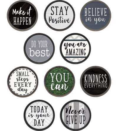 Modern Farmhouse Positive Sayings Accents