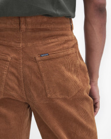 Stretch Cord Regular Trousers Dark Honey