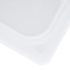 Third-size Super Pan V® flexible steam table pan lid in white